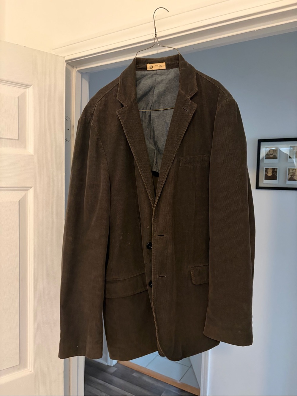 J. Crew Blue Corduroy Sport Coat Blazer
